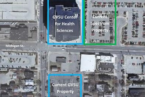 Property exchange for the health campus expansion